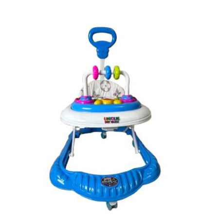 Premium Unique Baby Music Walker ( blue&white )