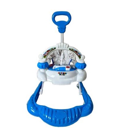 Premium Nice Baby Music Walker (blue & white)